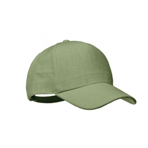5-panelowa czapka z daszkiem z konopi