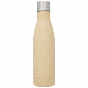 Vasa butelka z powierzchnią imitującą drewno oraz miedzianą izolacją próżniową o pojemności 500 ml