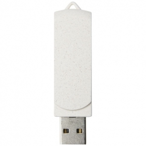 Pamięć USB Rotate o pojemności 16GB ze słomy pszenicznej