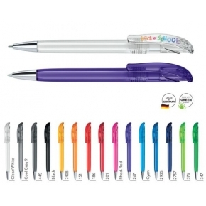 Długopis plastikowy Challenger Clear MT marki Senator